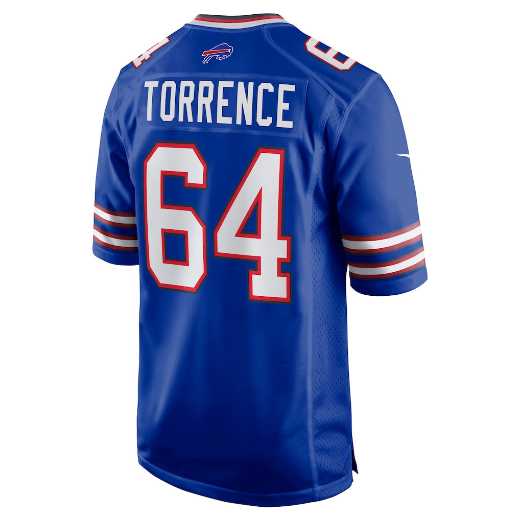 Elroe B.Bills #64 O'Cyrus Torrence Royal Home Game Jersey
