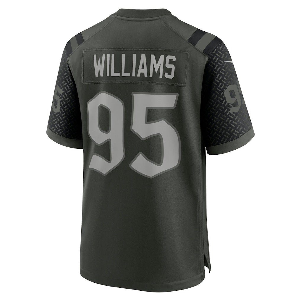 Elroe NY.Jets #95 Quinnen Williams Gotham Green 2025 Rivalries Collection Game Jersey