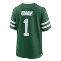 Elroe NY.Jets #1 Groom Legacy Green Game Jersey