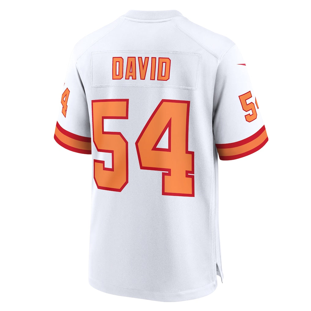 Elroe TB.Buccaneers #54 Lavonte David White 50th Season Game Jersey