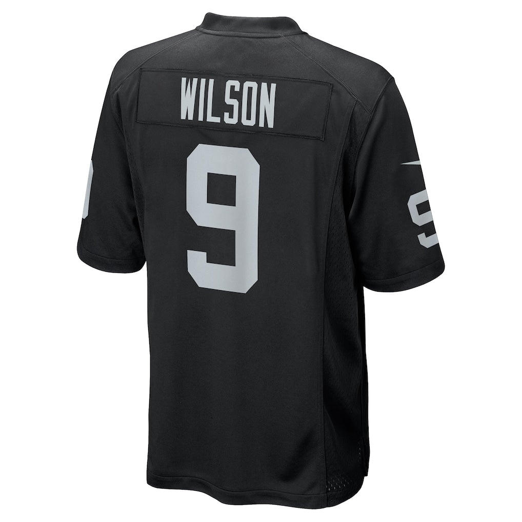 Elroe LV.Raiders #9 Tyree Wilson Black Game Jersey