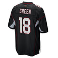 Elroe A.Cardinals #18 A.J. Green Black Game Jersey