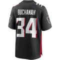 Elroe A.Falcons #34 Ray Buchanan Black Team Game Jersey