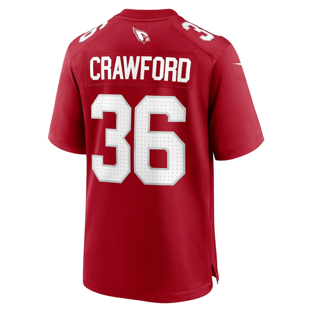 Elroe A.Cardinals #36 Kitan Crawford Cardinal Team Game Jersey