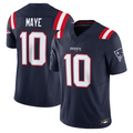 Elroe NE.Patriots #10 Drake Maye Navy Vapor F.U.S.E. Limited Stitched Jerseys