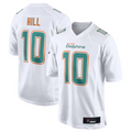 Elroe #10 Tyreek Hill Player M.Dolphins White Fashion Game Stitched Jerseys