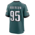 Elroe P.Eagles #95 Ty Robinson Midnight Green Team Game Jersey