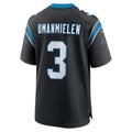 Elroe C.Panthers #3 Princely Umanmielen Black Team Game Jersey