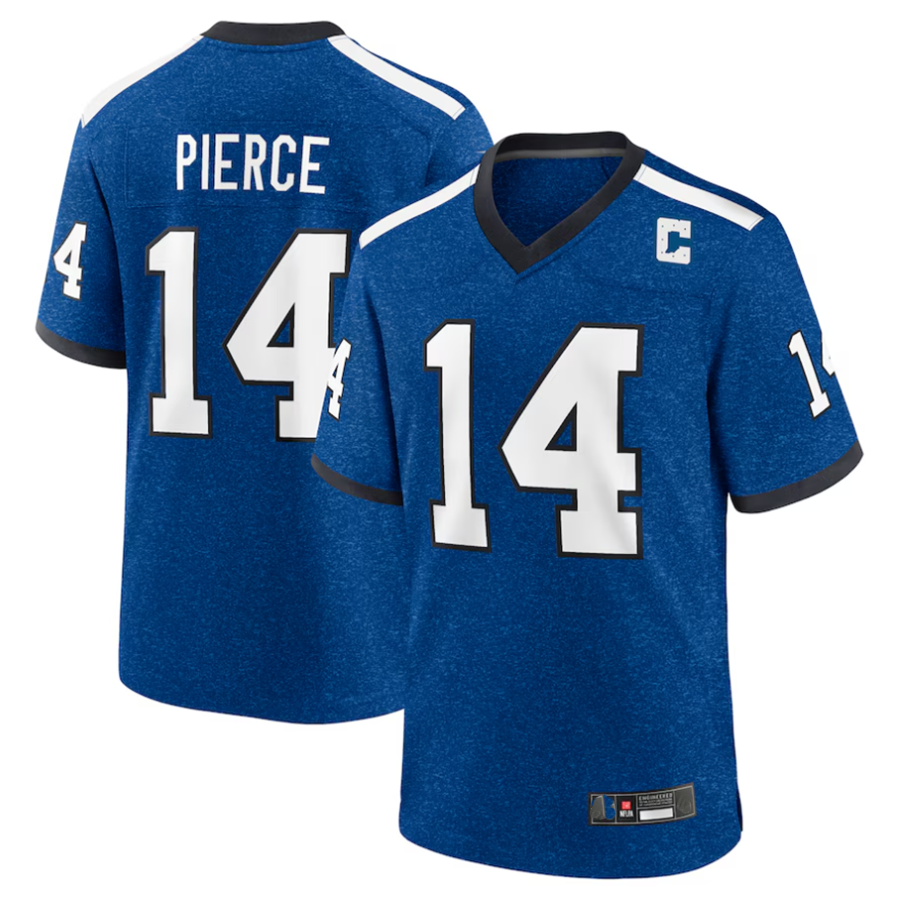 Elroe #14 Alec Pierce Player IN.Colts Indiana Nights Alternate Game Stitched Jerseys - Royal