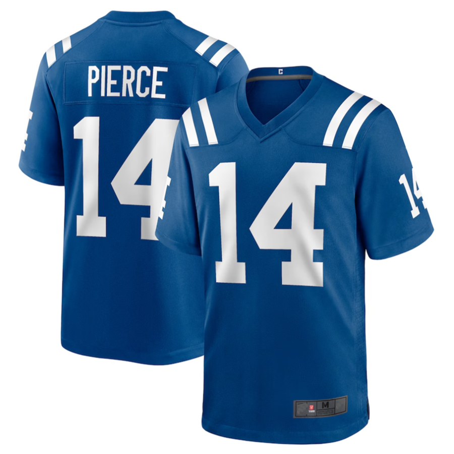 Elroe #14 Alec Pierce Player IN.Colts Player Game Stitched Jerseys - Royal