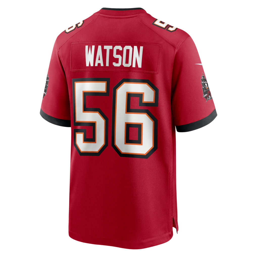 Elroe TB.Buccaneers #56 Desmond Watson Red Team Game Jersey