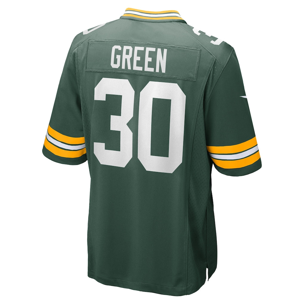 Elroe GB.Packers #30 Ahman Green Green Team Retired Player Game Jersey