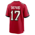 Elroe TB.Buccaneers #17 Sterling Shepard Red Team Game Jersey