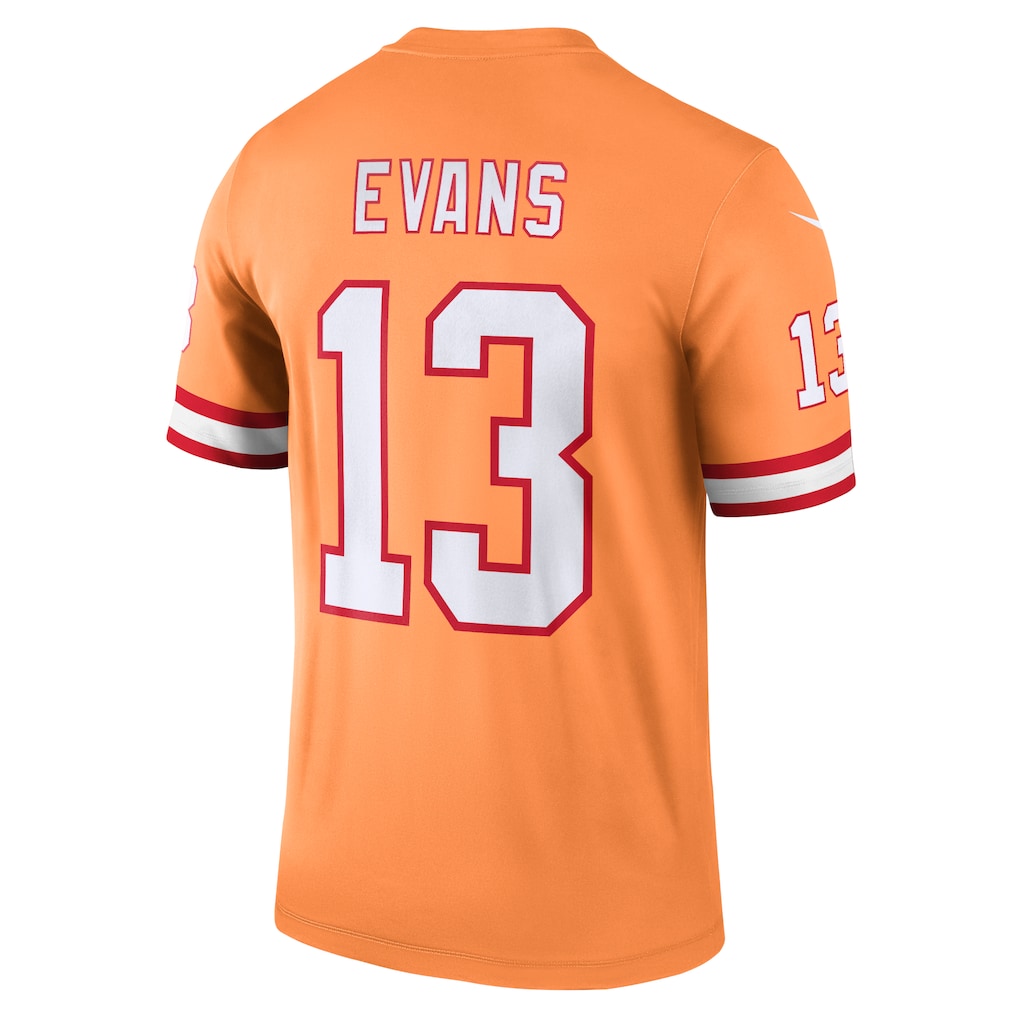 Elroe TB.Buccaneers #13 Mike Evans Orange Legend Player Performance Top Jersey