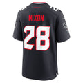 Elroe H.Texans #28 Joe Mixon Navy Game Jersey