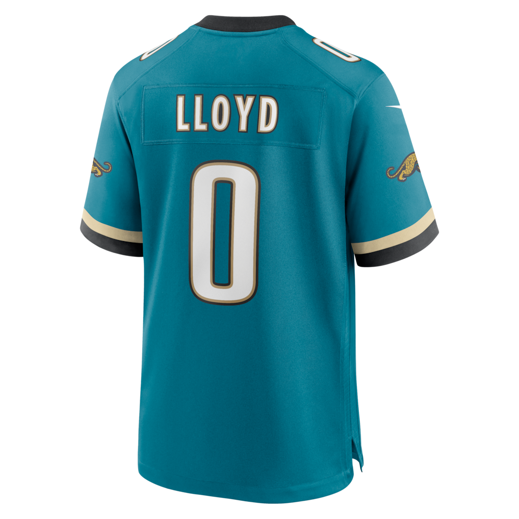 Elroe J.Jaguars #0 Devin Lloyd Teal Alternate 2 Prowler Throwback Game Jersey