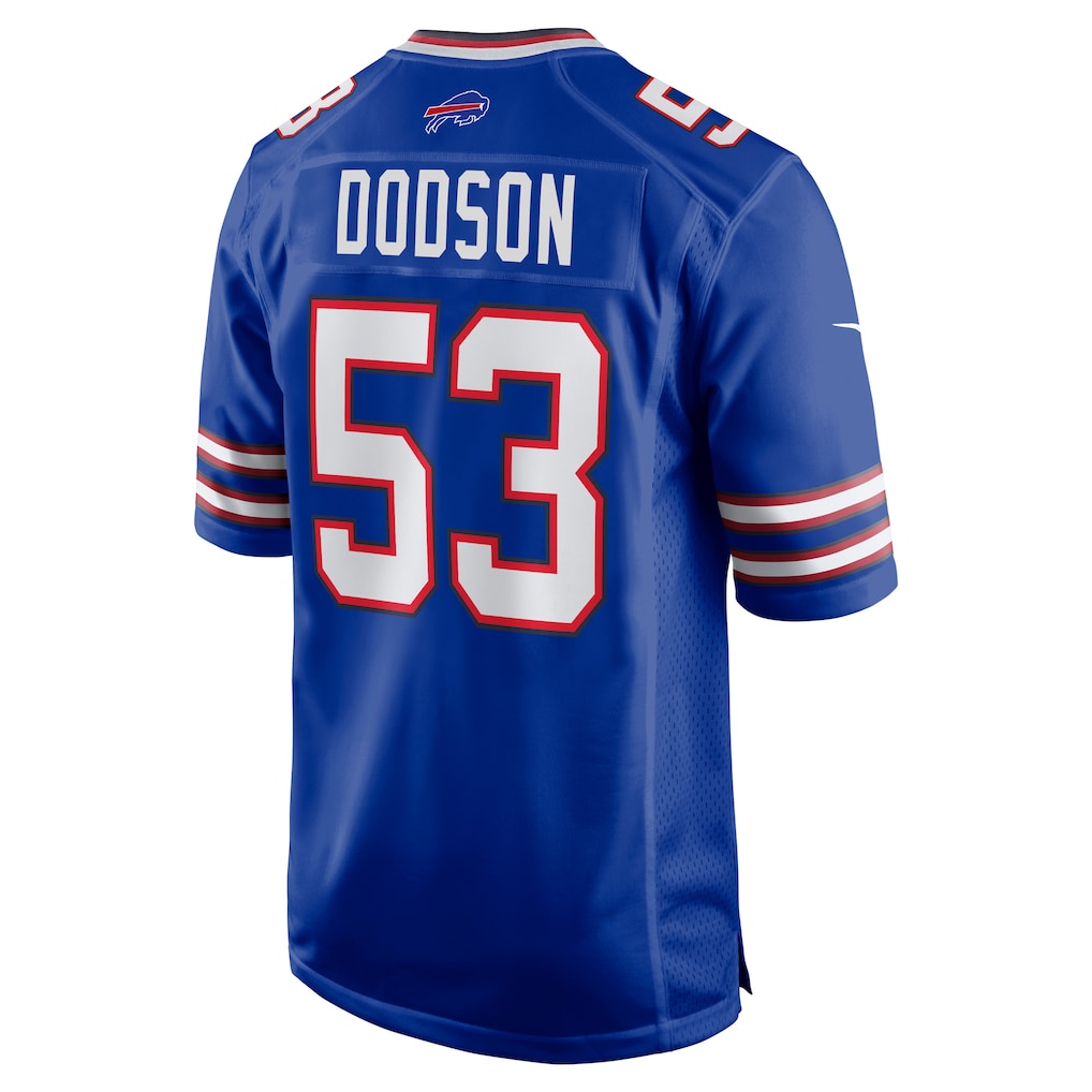 Elroe B.Bills #53 Tyrel Dodson Royal Team Game Jersey