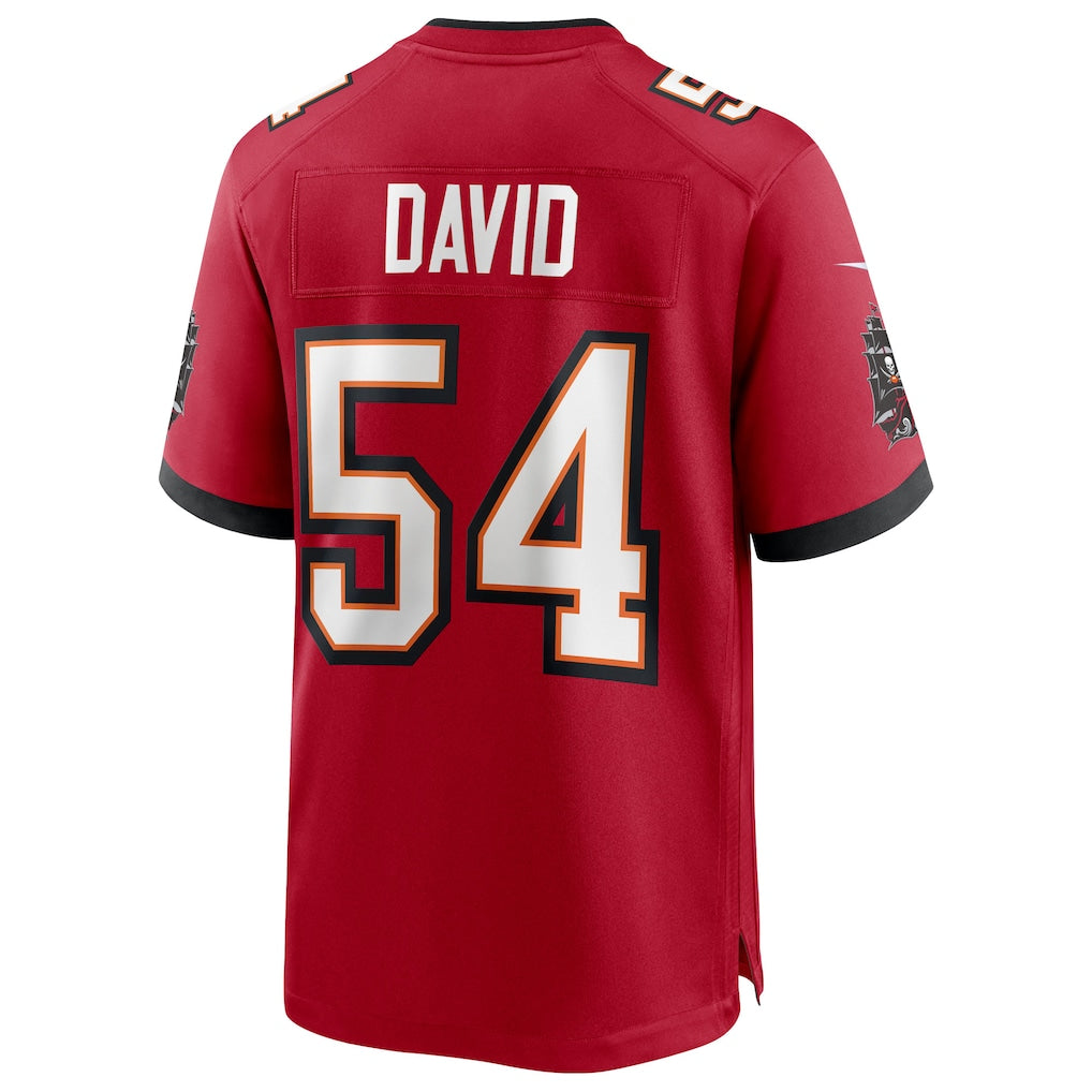 Elroe TB.Buccaneers #54 Lavonte David Red Game Jersey