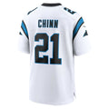 Elroe C.Panthers #21 Jeremy Chinn White Game Jersey