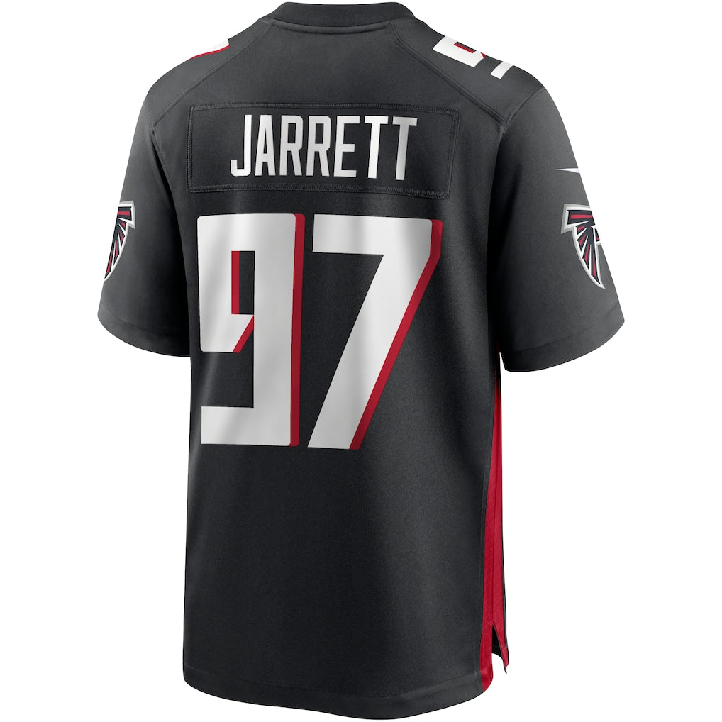 Elroe A.Falcons #97 Grady Jarrett Black Team Game Jersey