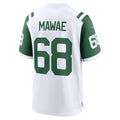 Elroe NY.Jets #68 Kevin Mawae White Retired Player Alternate Game Jersey