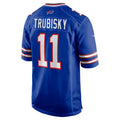 Elroe B.Bills #11 Mitchell Trubisky Royal Game Jersey
