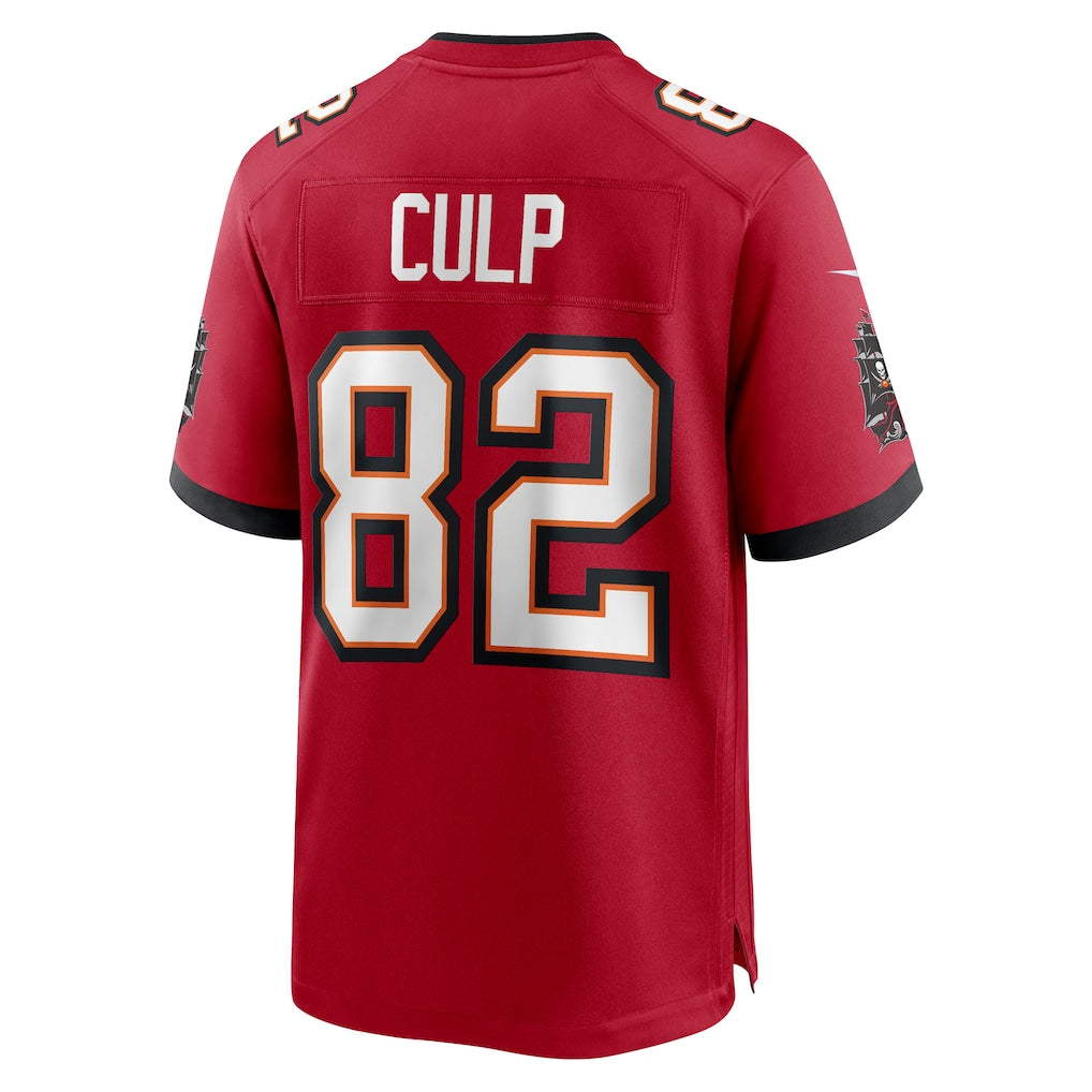 Elroe TB.Buccaneers #82 Devin Culp Red Game Jersey