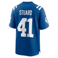 Elroe IN.Colts #41 Grant Stuard Royal Game Player Jersey