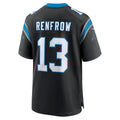 Elroe C.Panthers #13 Hunter Renfrow Black Team Game Jersey