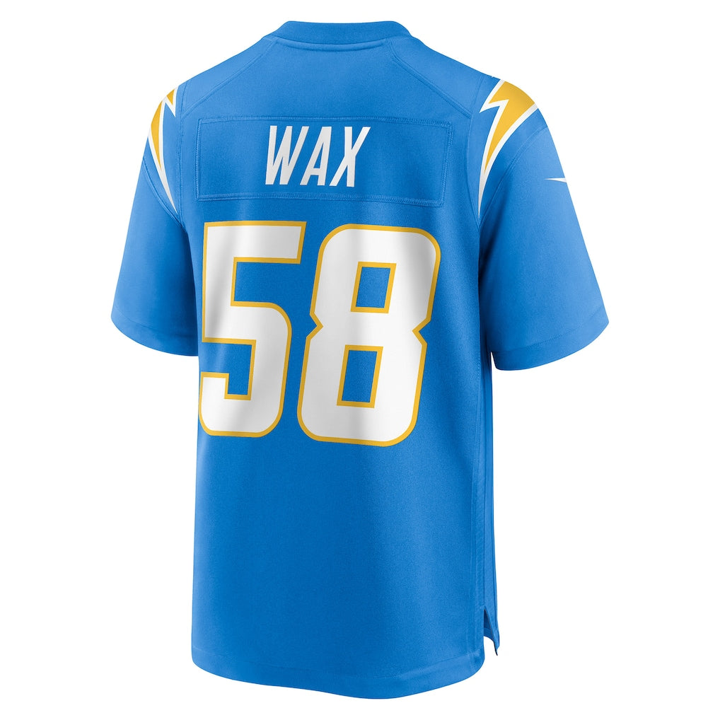 Elroe LA.Chargers #58 Marlowe Wax Powder Blue Team Game Jersey