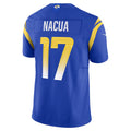 Elroe LA.Rams #17 Puka Nacua Royal Vapor F.U.S.E. Limited Jersey
