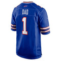 Elroe B.Bills #1 Dad Royal Game Jersey