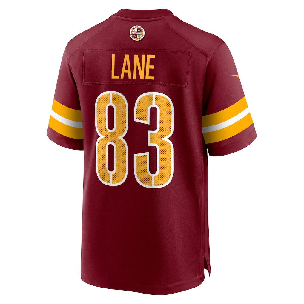 Elroe W.Commanders #83 Jaylin Lane Burgundy Team Game Jersey