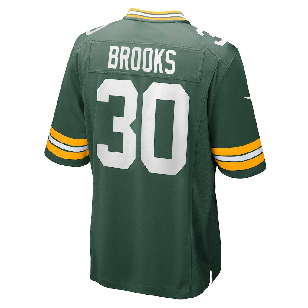 Elroe GB.Packers #30 Chris Brooks Green Team Game Jersey