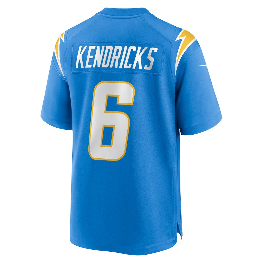 Elroe LA.Chargers #6 Eric Kendricks Powder Blue Player Game Jersey