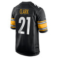 Elroe P.Steelers #21 Chuck Clark Black Team Game Jersey