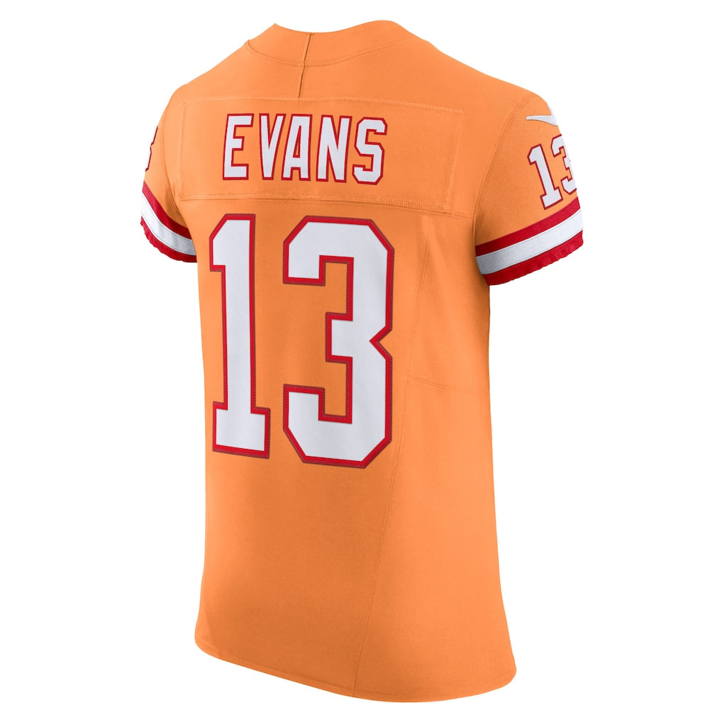 Elroe TB.Buccaneers #13 Mike Evans Orange Alternate Vapor F.U.S.E. Elite Jersey
