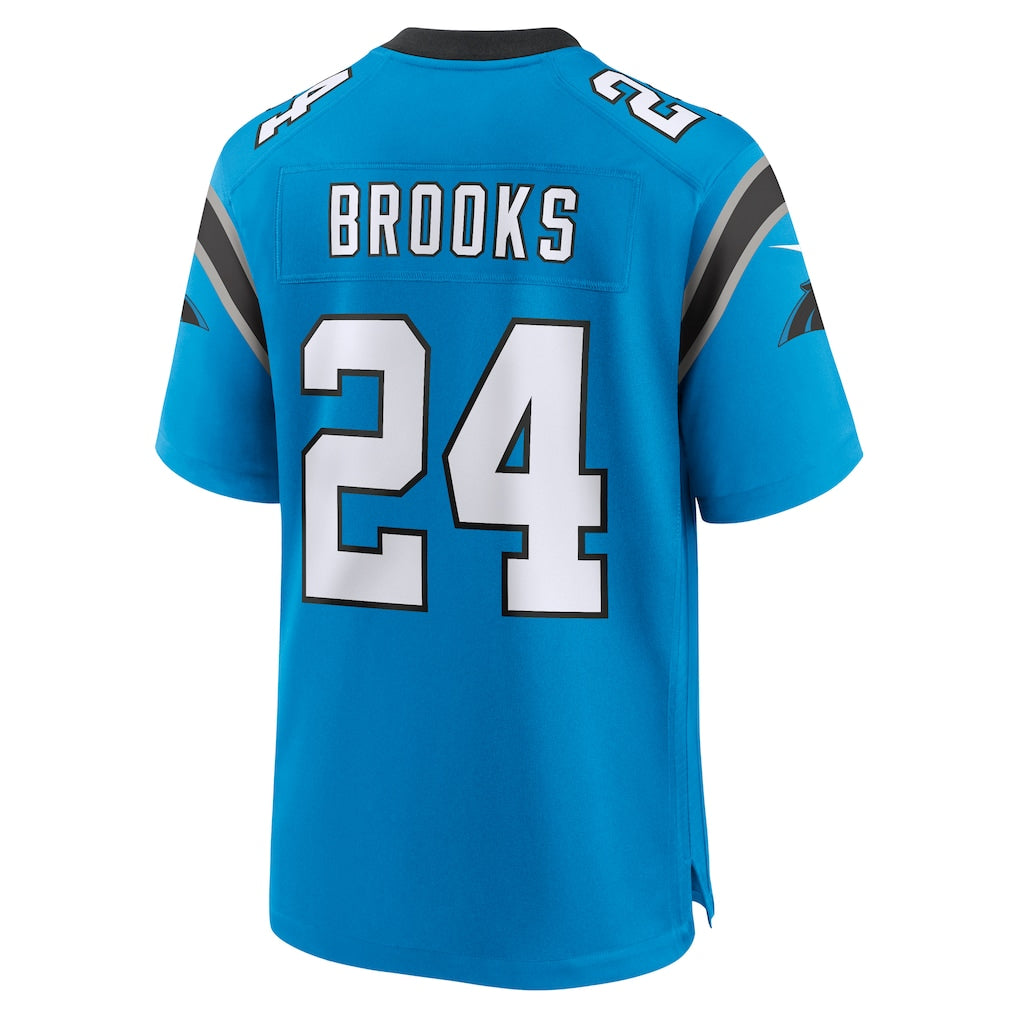 Elroe C.Panthers #24 Jonathon Brooks Blue Alternate Game Player Jersey