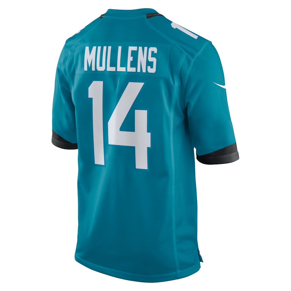 Elroe J.Jaguars #14 Nick Mullens Teal Team Game Jersey