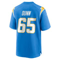 Elroe LA.Chargers #65 Michael Dunn Powder Blue Team Game Jersey