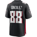 Elroe A.Falcons #88 Tony Gonzalez Black Game Retired Player Jersey