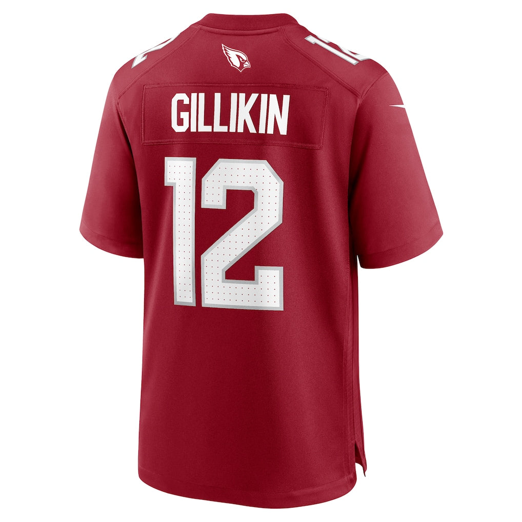 Elroe A.Cardinals #12 Blake Gillikin Cardinal Team Game Jersey