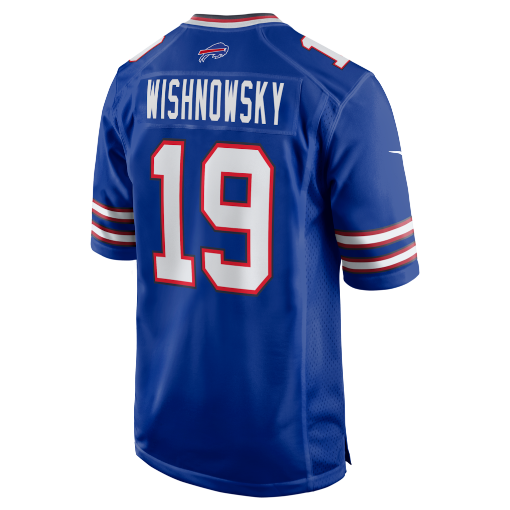 Elroe B.Bills #19 Mitch Wishnowsky Royal Team Game Jersey