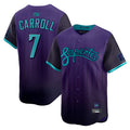 Elroe A.Diamondbacks #7 Corbin Carroll Player Purple City Connect Limited Personalized Stitched Jerseys