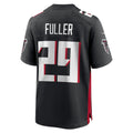 Elroe A.Falcons #29 Jordan Fuller Black Team Game Jersey
