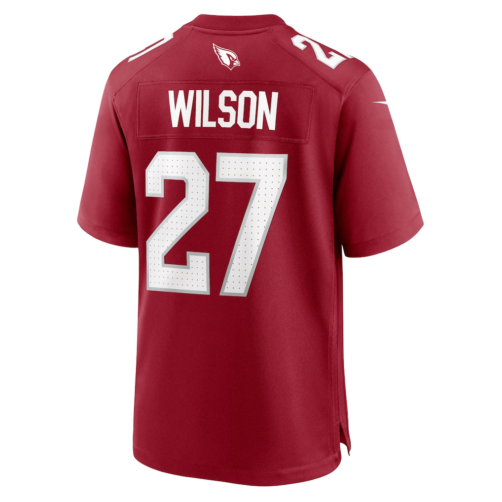 Elroe A.Cardinals #27 Divaad Wilson Cardinal Team Game Jersey