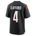 Elroe C.Bengals #4 Sean Clifford Black Team Game Jersey