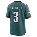 Elroe P.Eagles #3 Nolan Smith Midnight Green Team Game Jersey