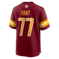 Elroe W.Commanders #77 George Fant Burgundy Team Game Jersey