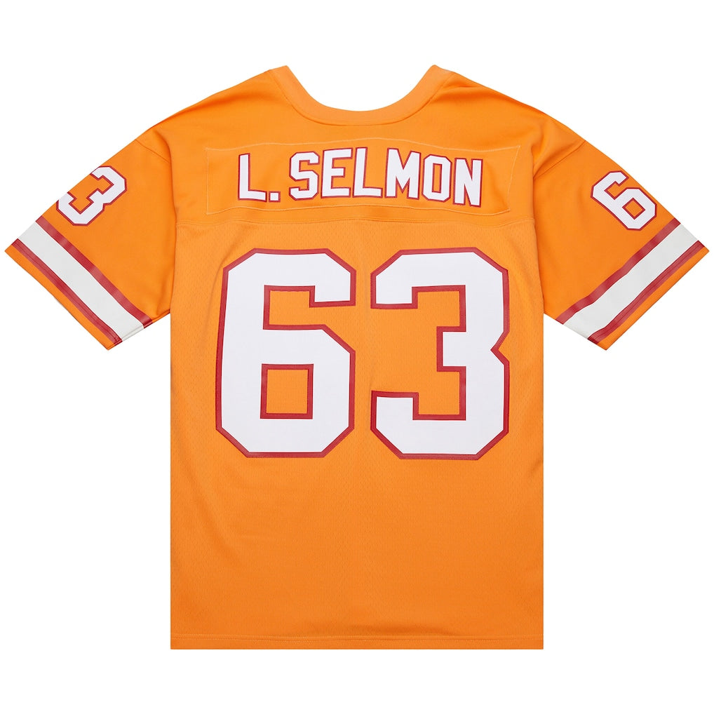 Elroe TB.Buccaneers #63 Lee Roy Selmon Mitchell & Ness Orange 1976 Legacy Replica Jersey